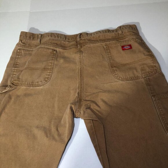 Dickies Brown Carpenter Relaxed Fit Pants Work Wear Size 44x30 - Picture 12 of 13